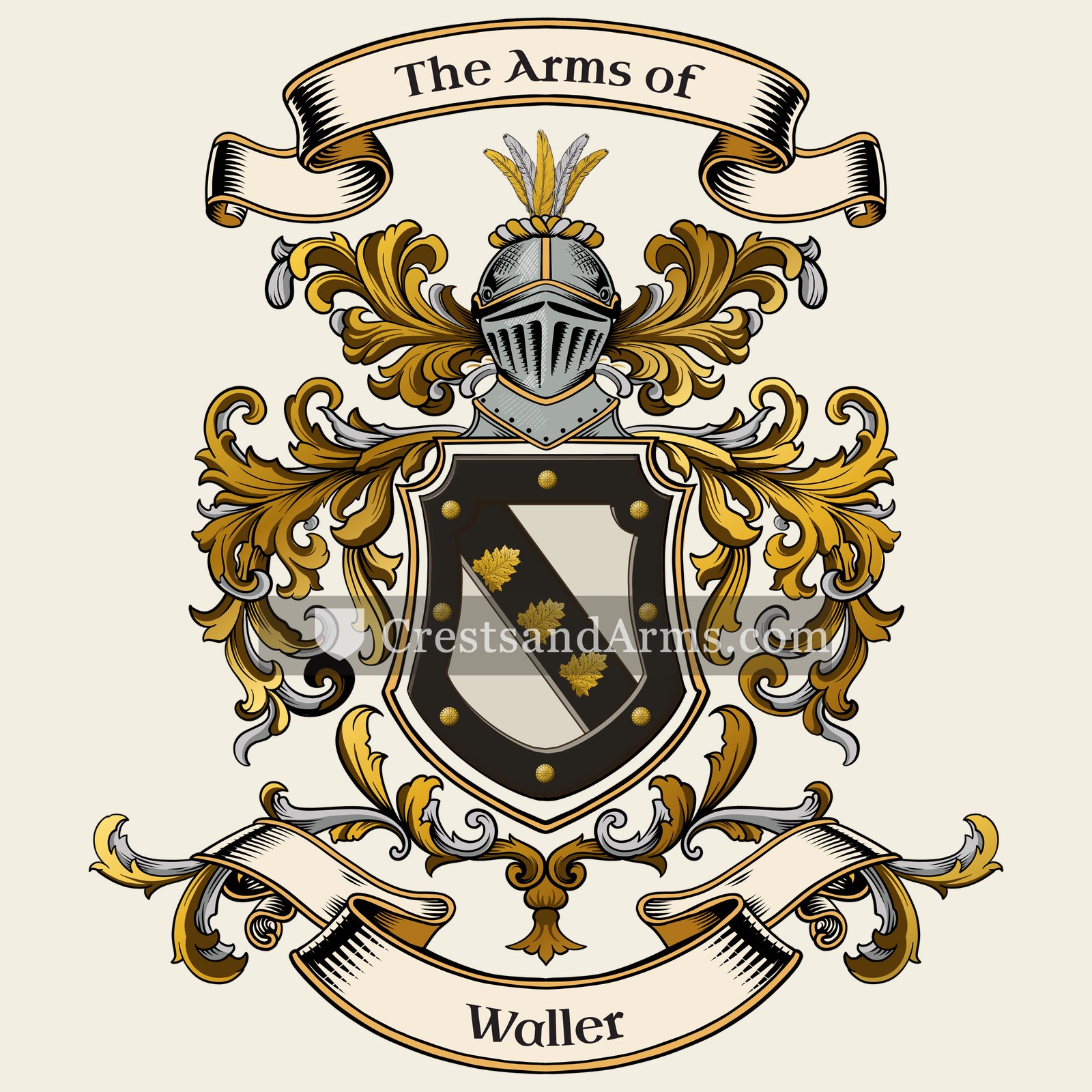 The Waller coat of arms
