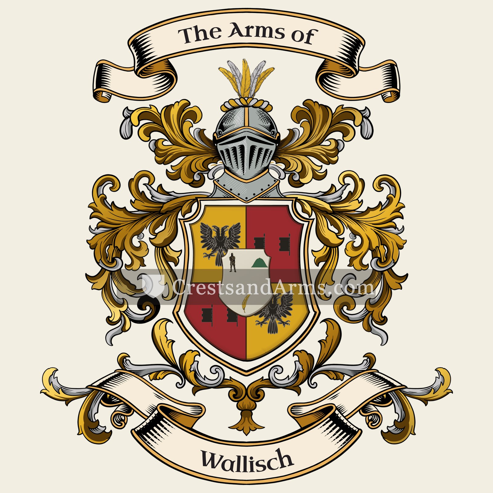 The Wallisch coat of arms