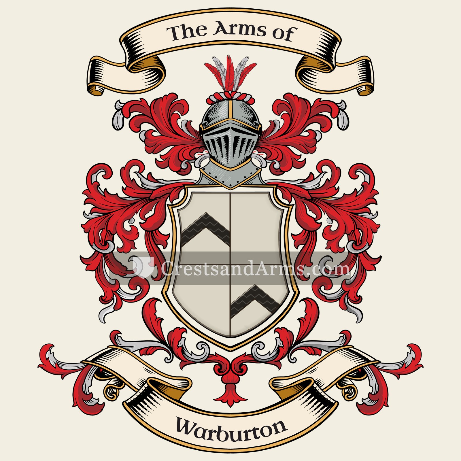 The Warburton coat of arms