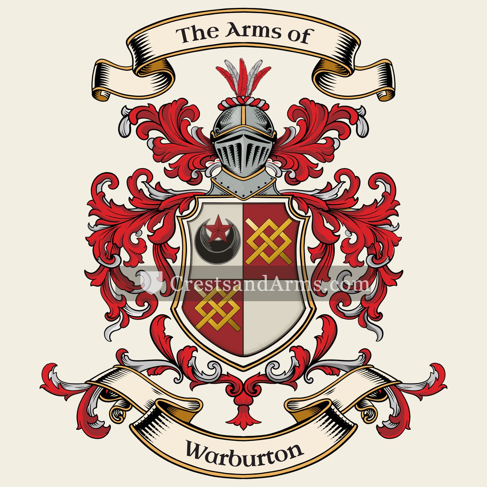 The Warburton coat of arms