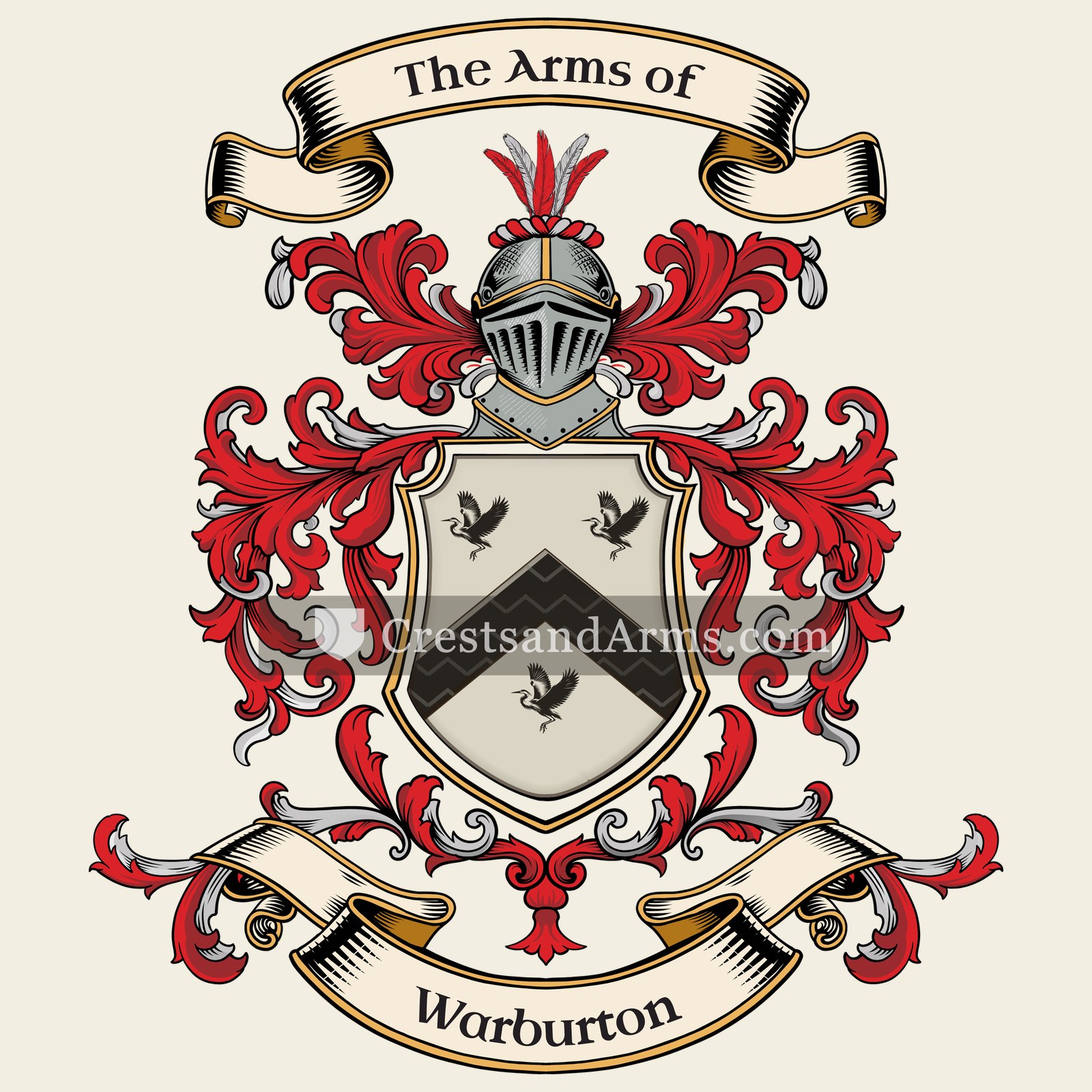 The Warburton coat of arms