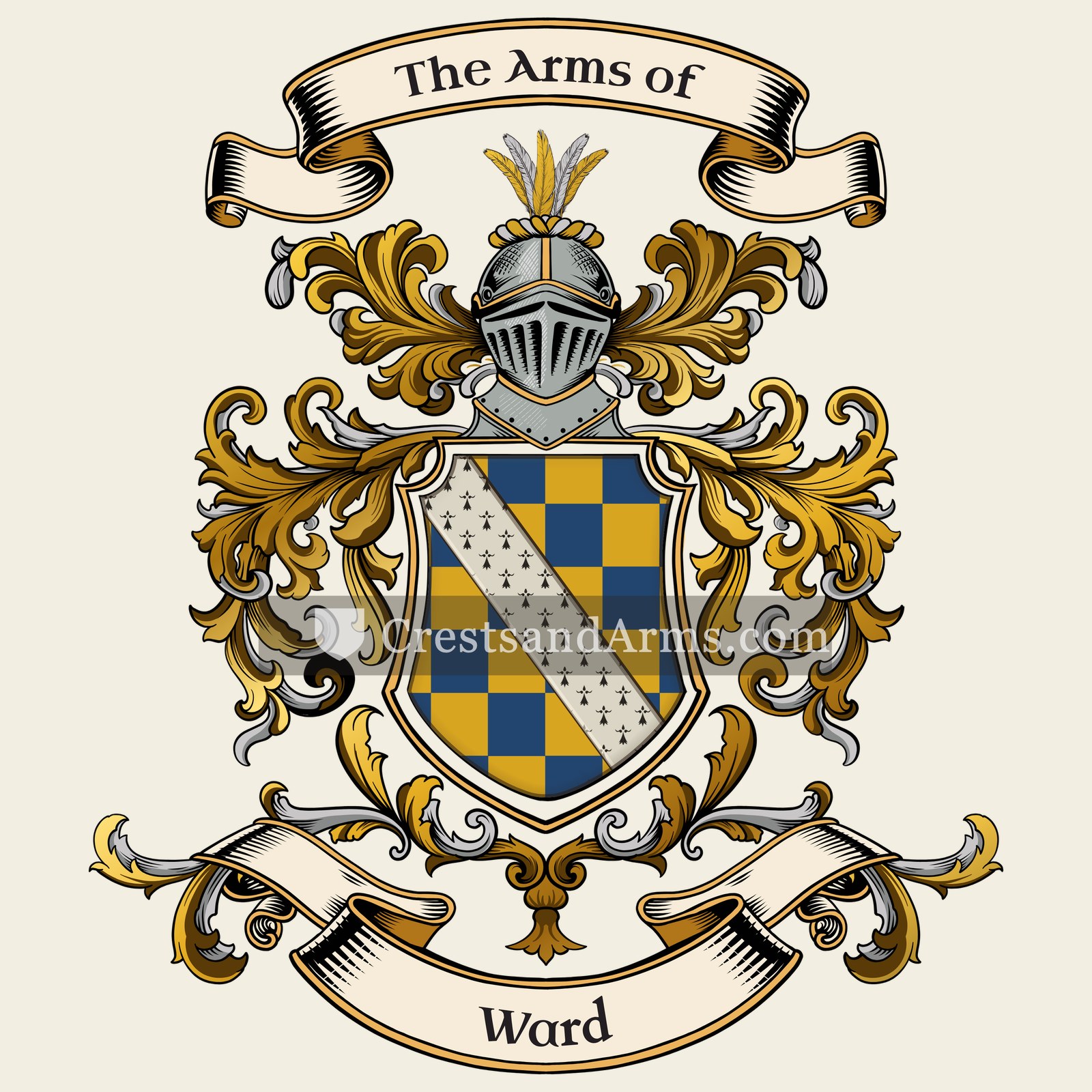 The Ward coat of arms