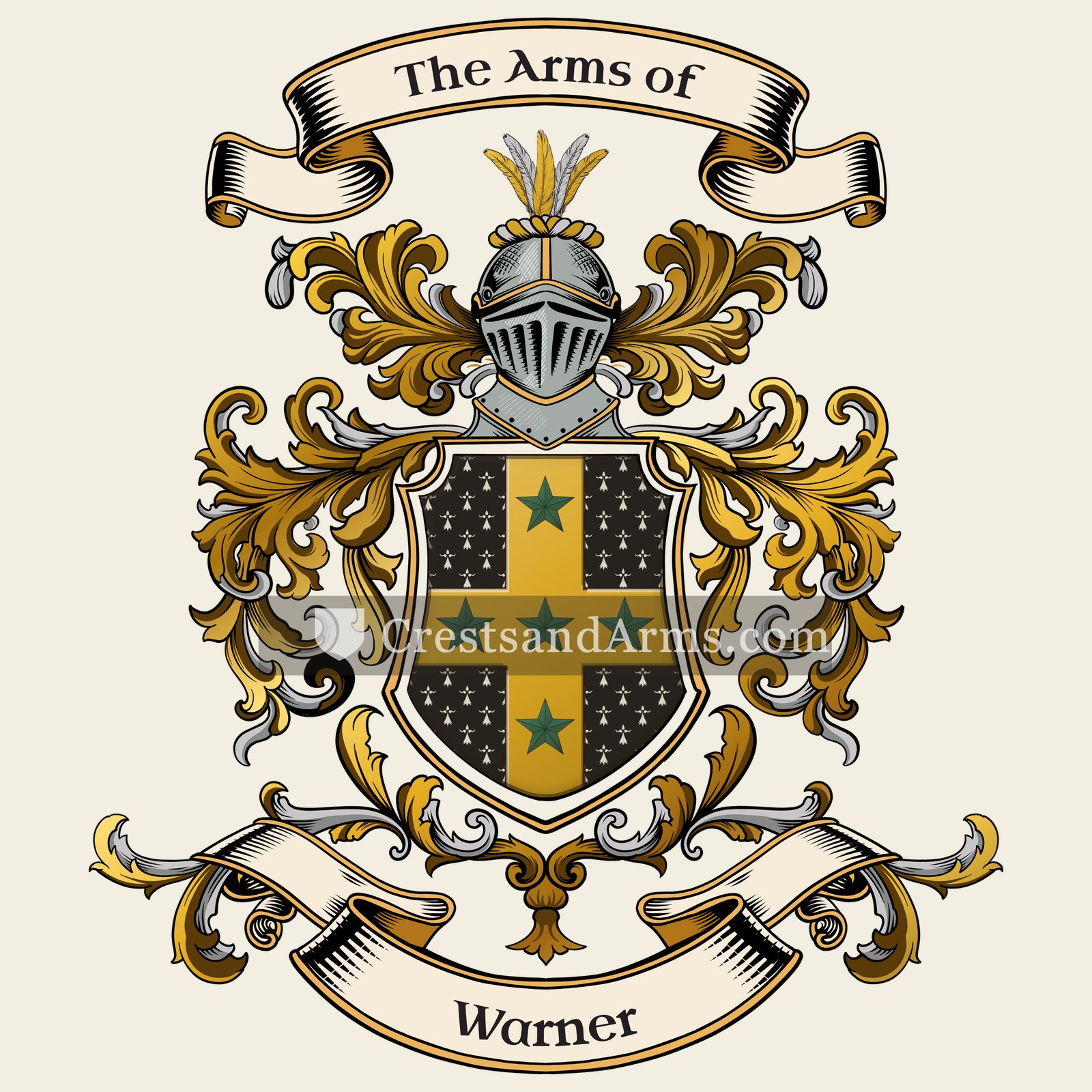 The Warner coat of arms