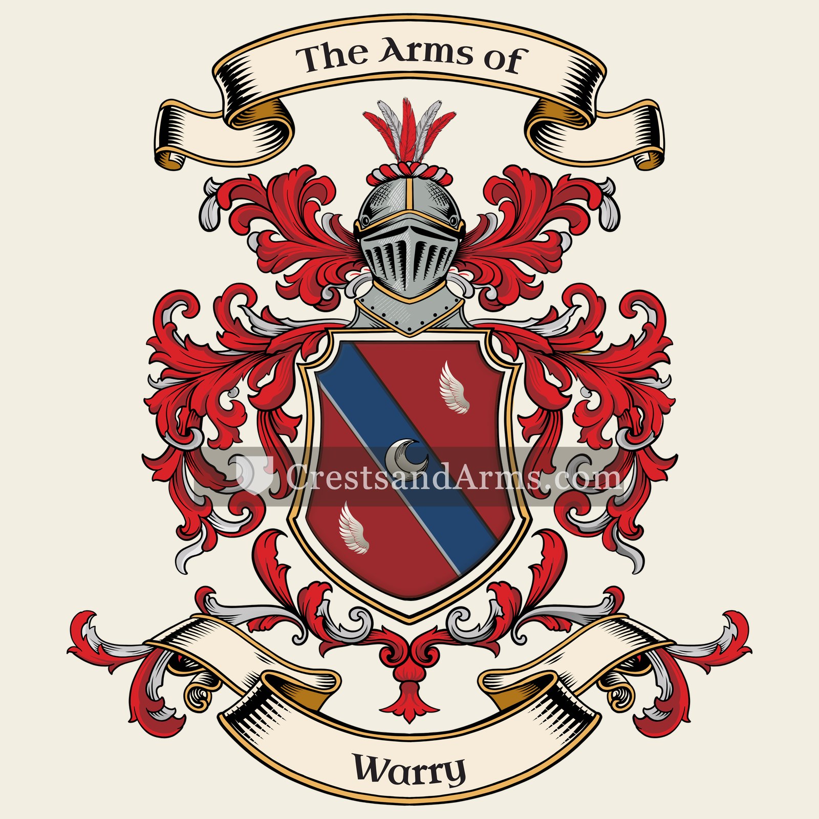 The Warry coat of arms