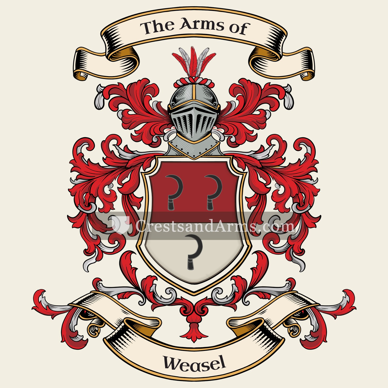 The Weasel coat of arms