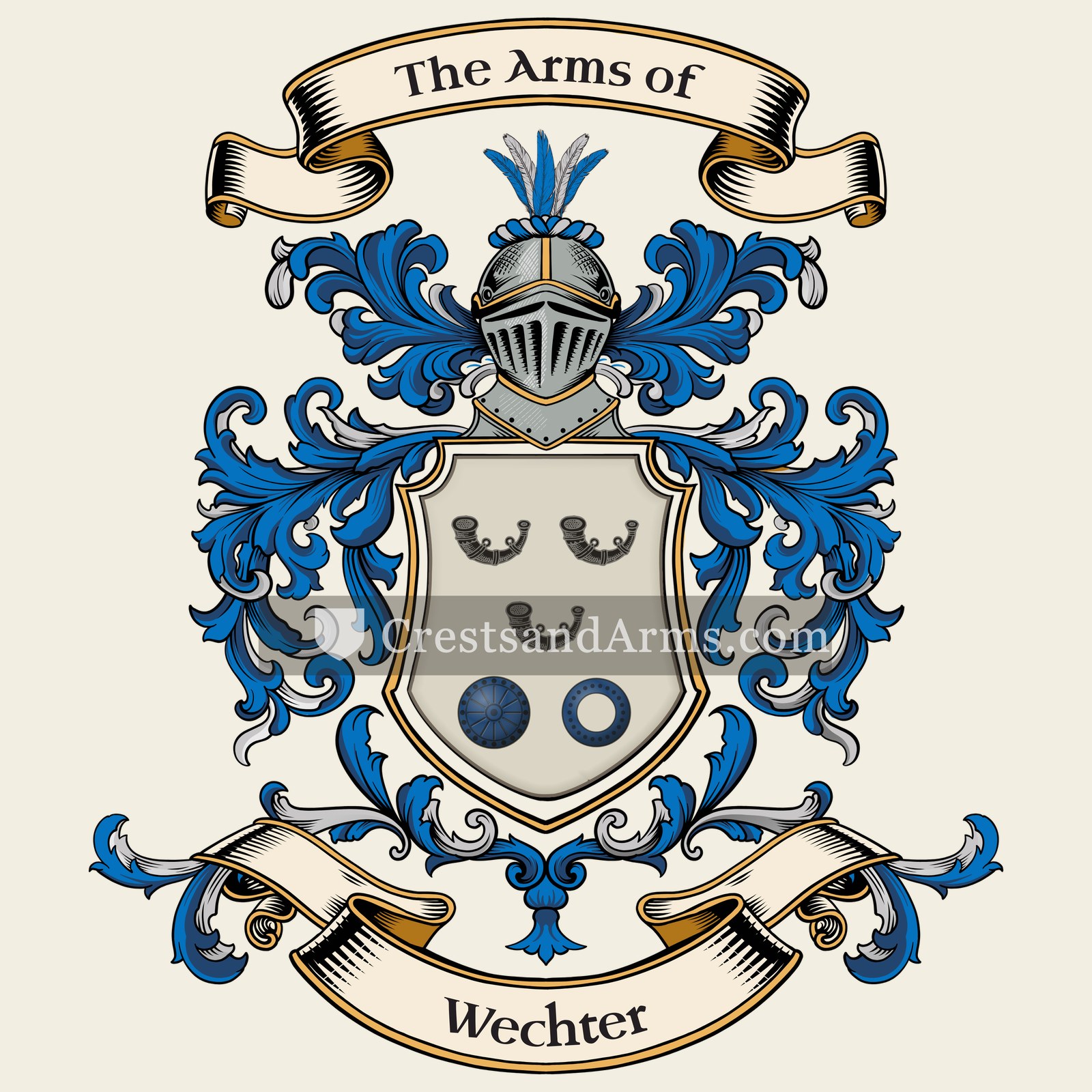The Wechter coat of arms