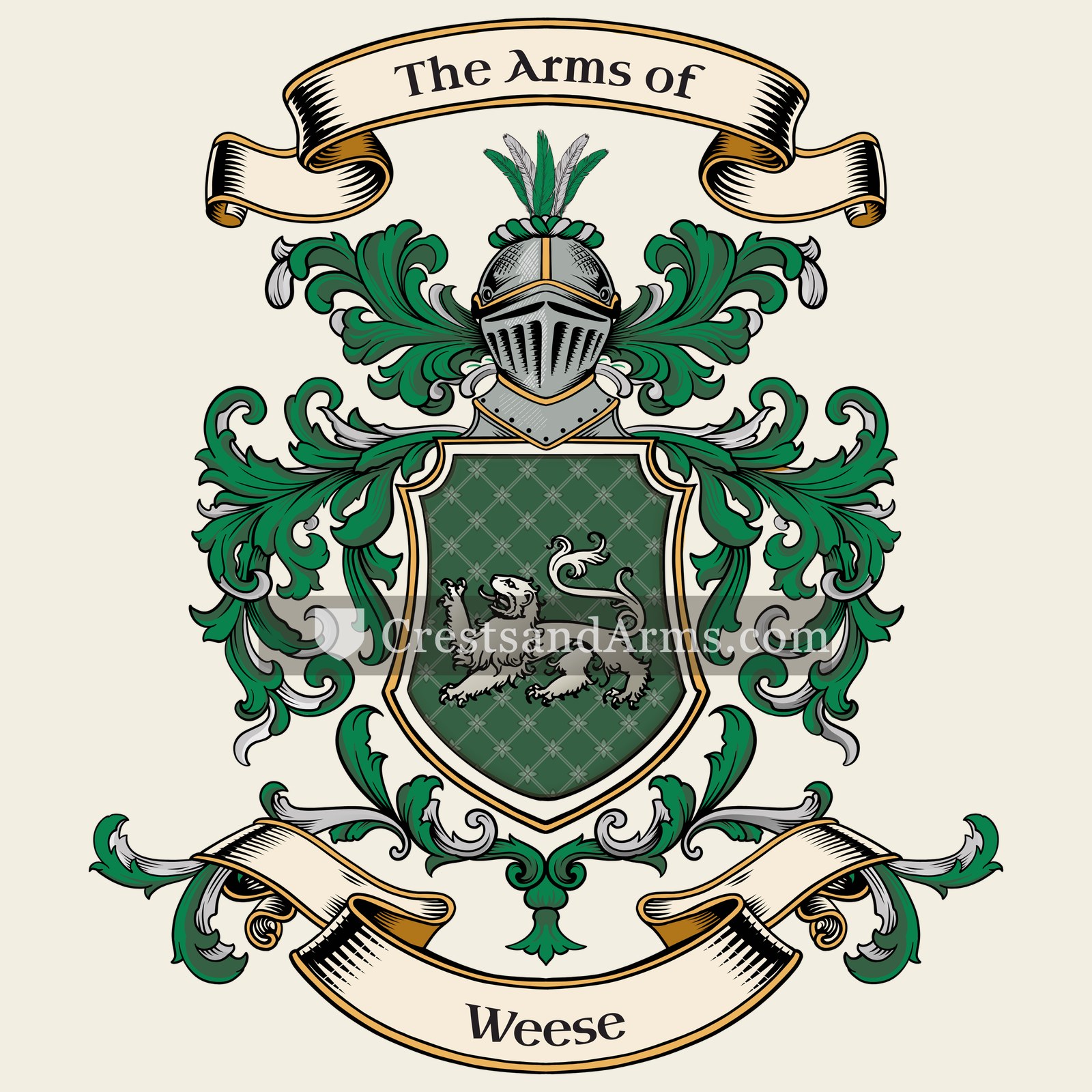 The Weese coat of arms