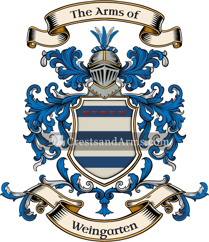 The Weingarten coat of arms, drawn from the recorded blazon