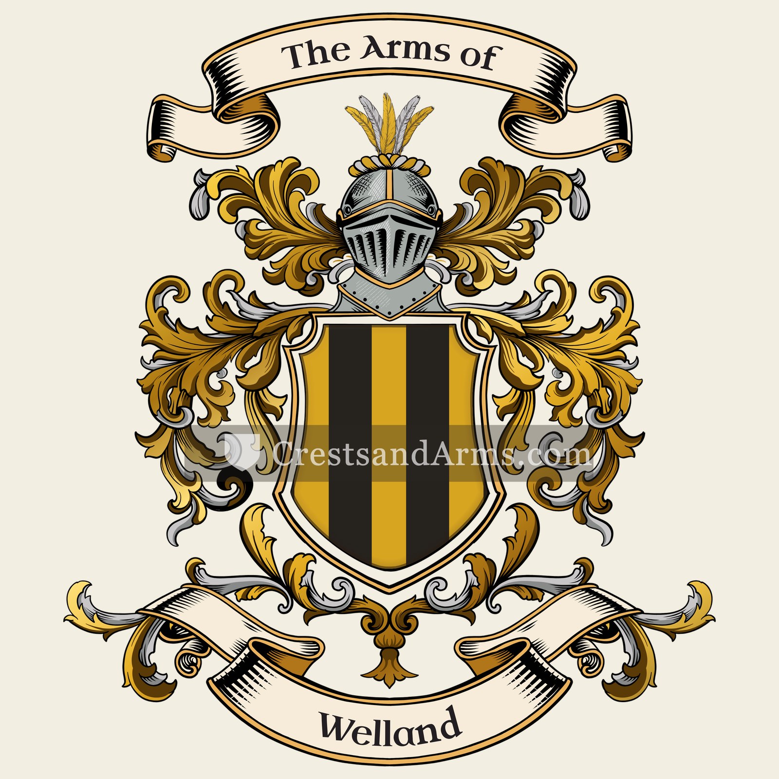 The Welland coat of arms