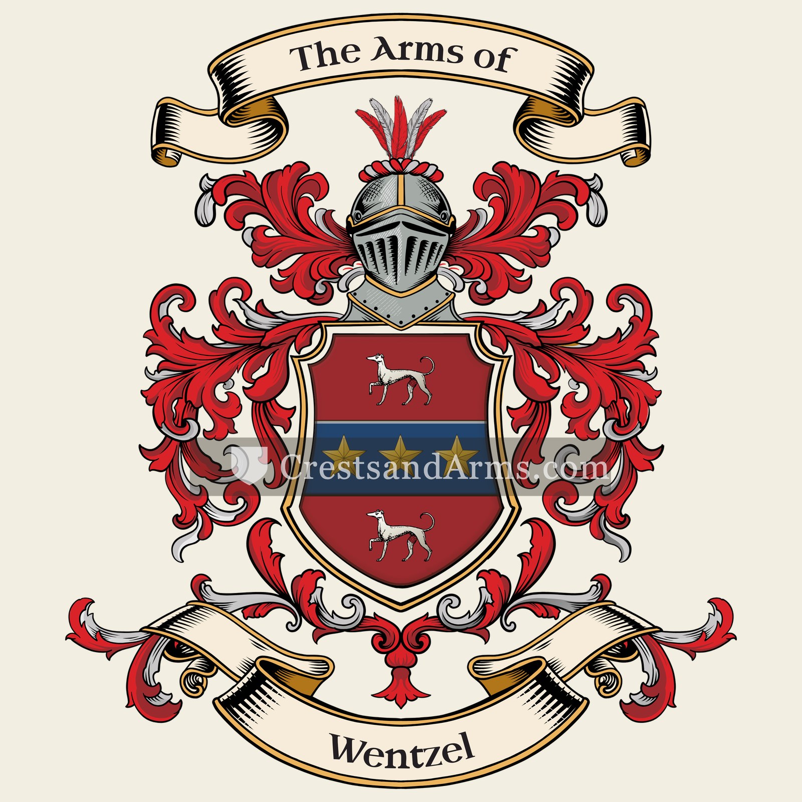 The Wentzel coat of arms