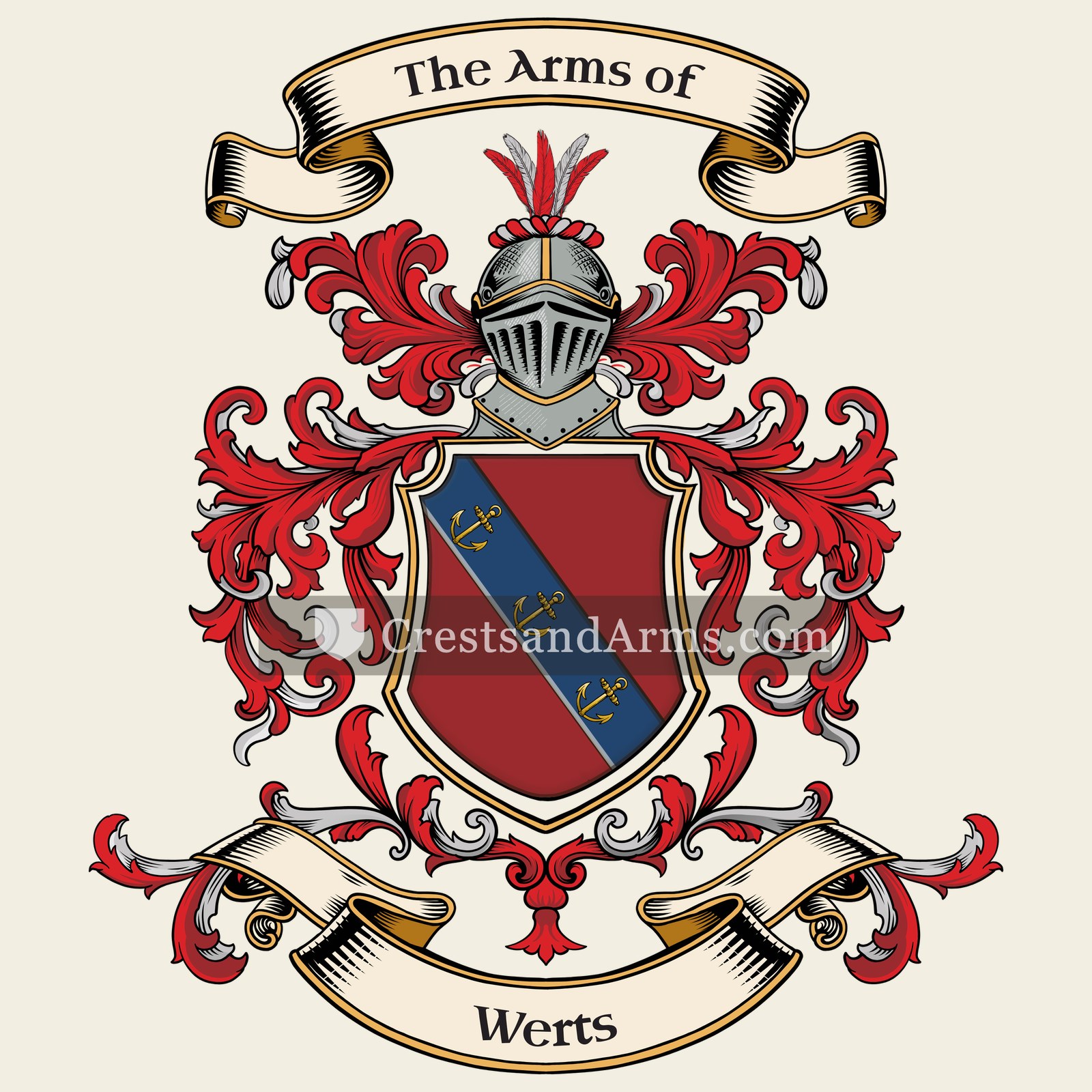 The Werts coat of arms
