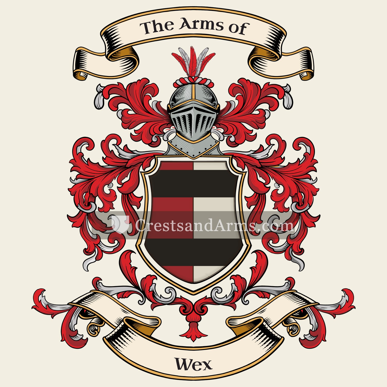 The Wex coat of arms
