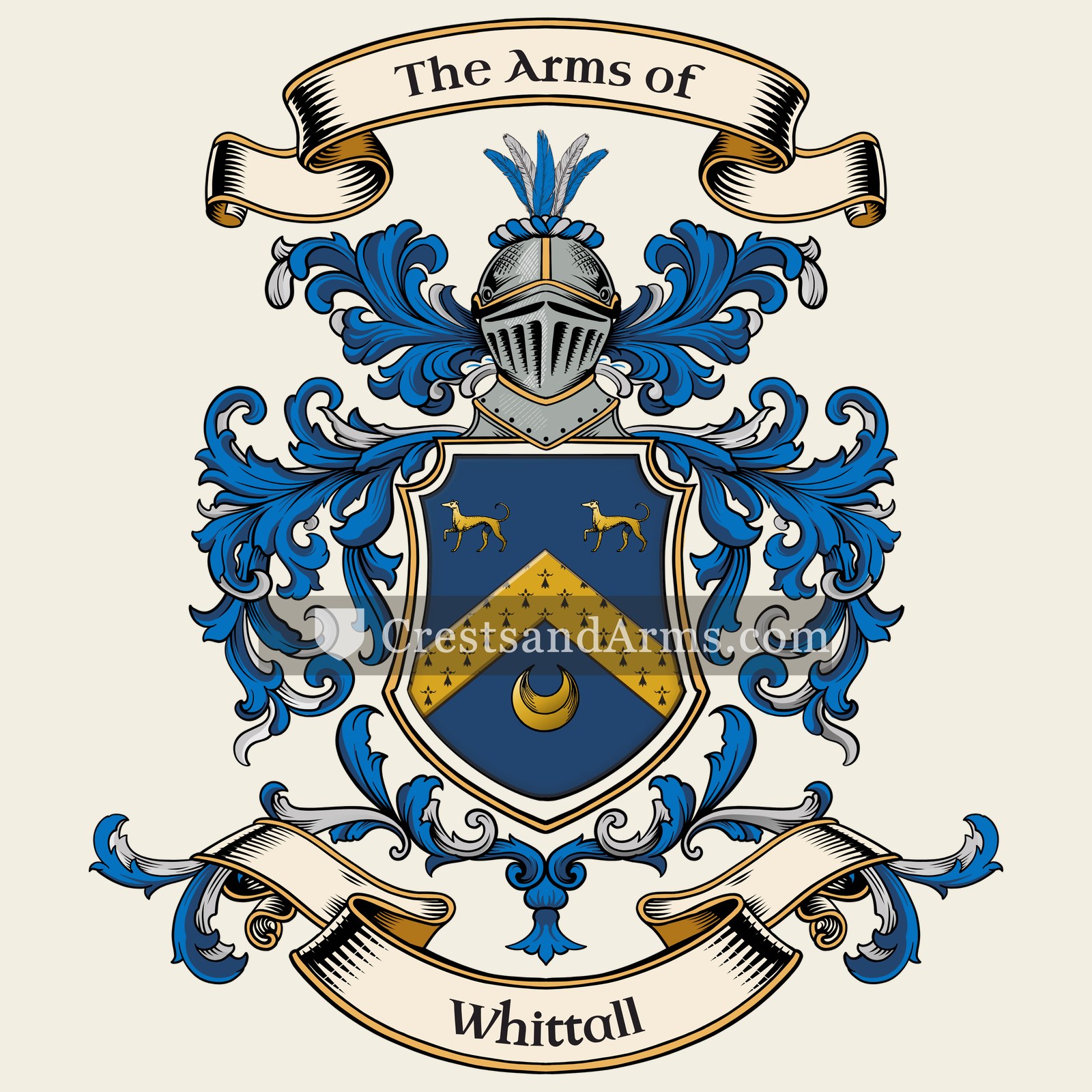 The Whittall coat of arms