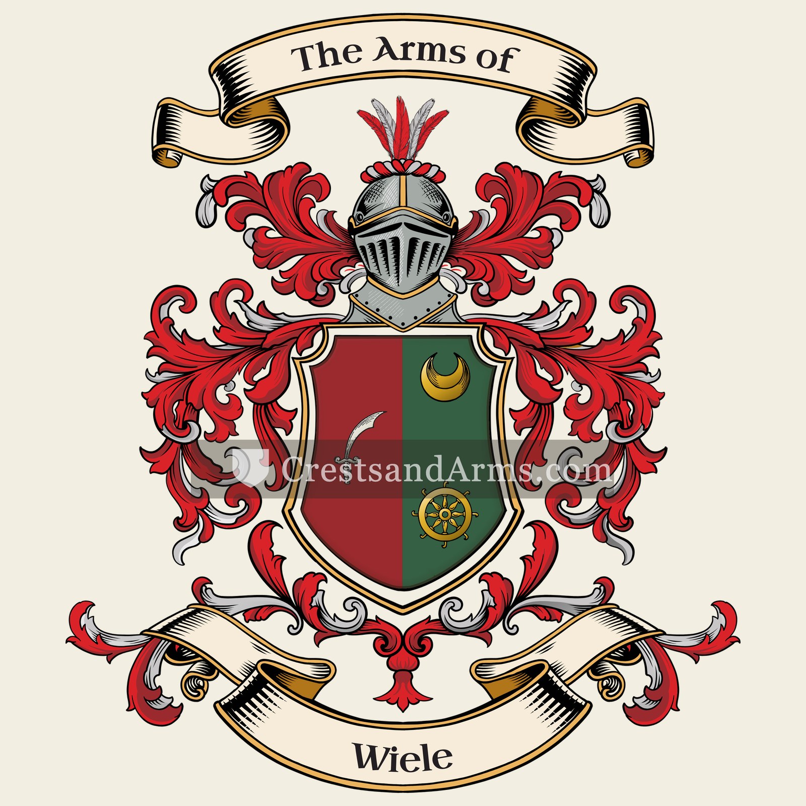 The Wiele coat of arms