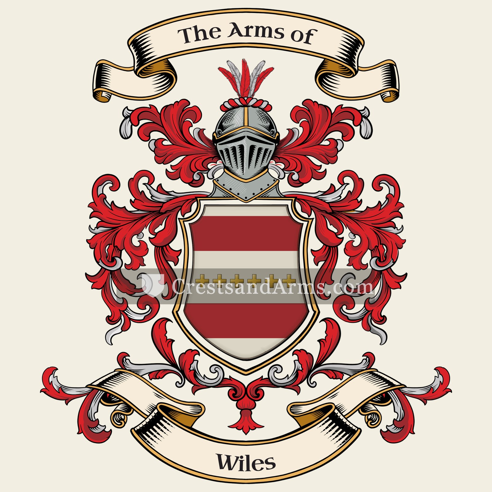 The Wiles coat of arms