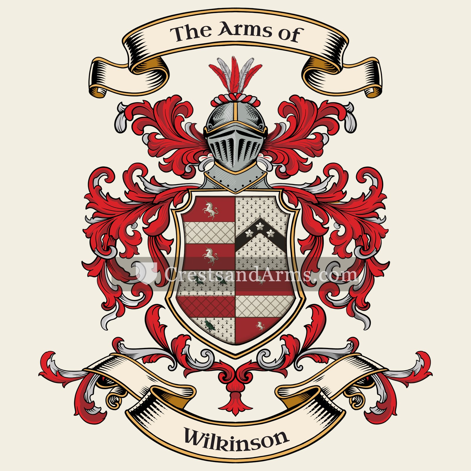 The Wilkinson coat of arms