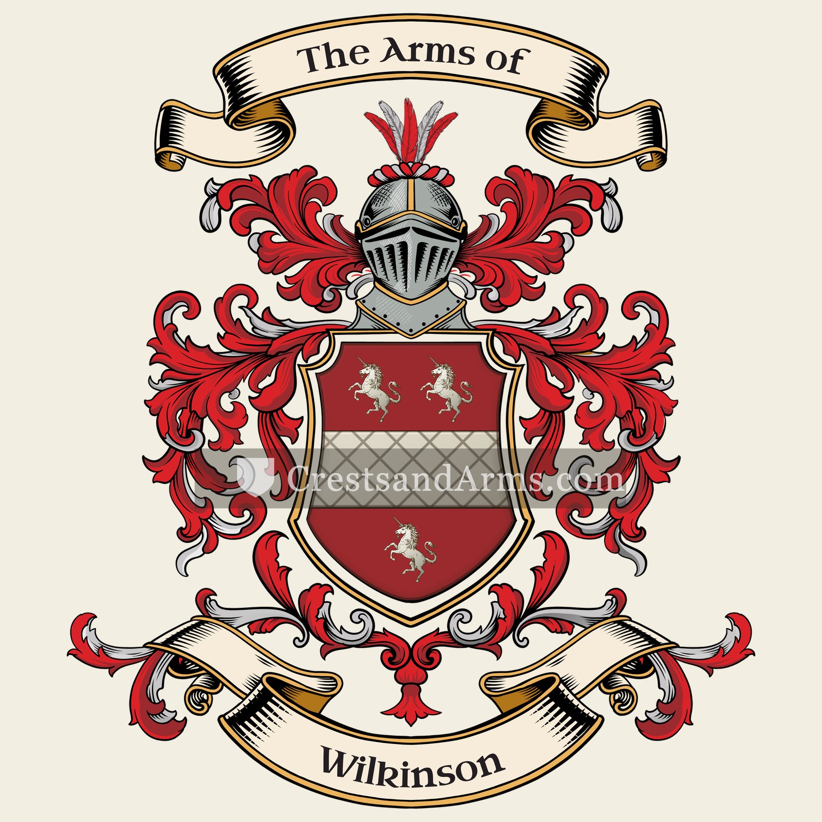 The Wilkinson coat of arms