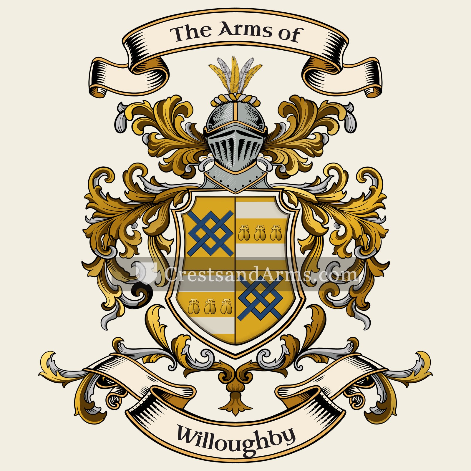 The Willoughby coat of arms