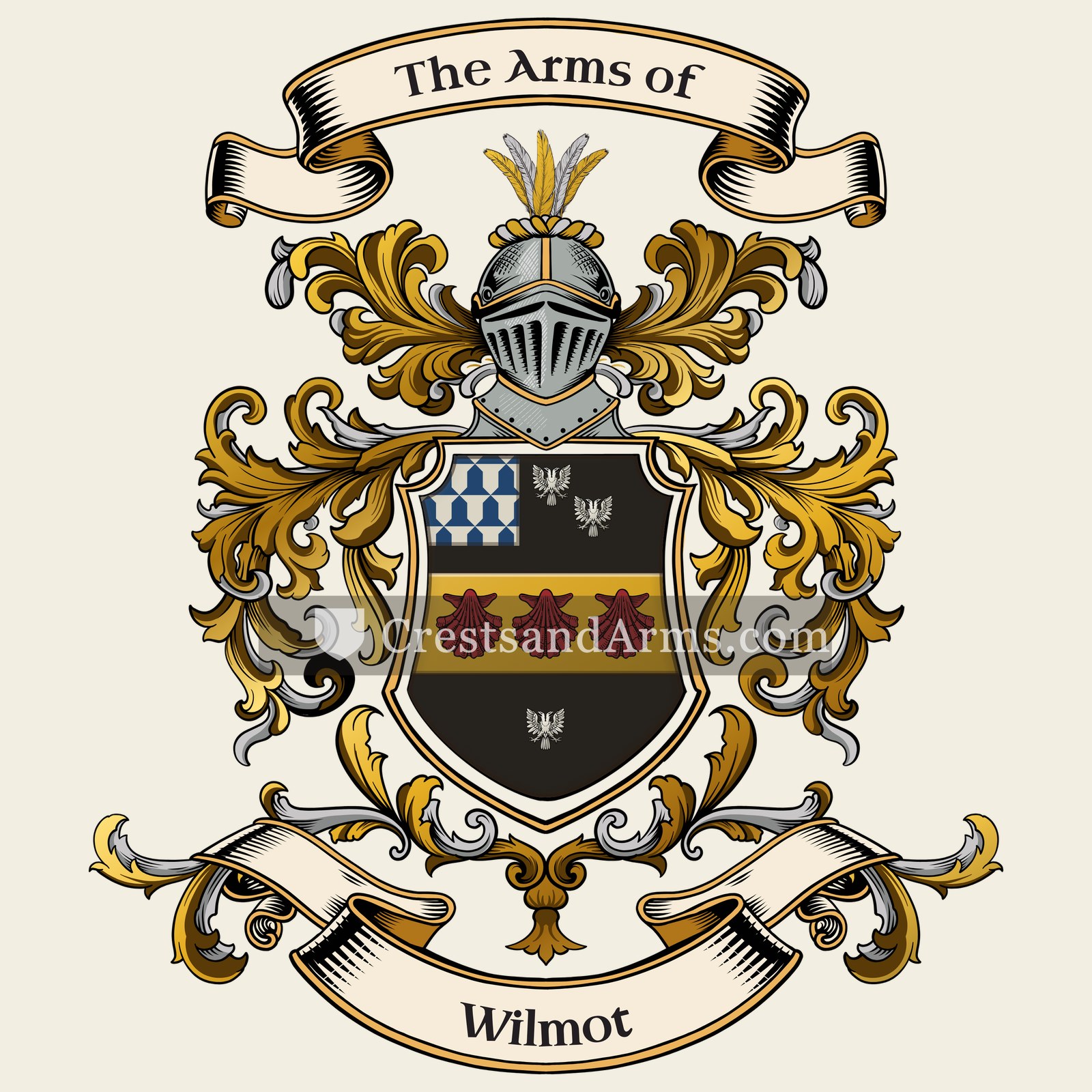 The Wilmot coat of arms