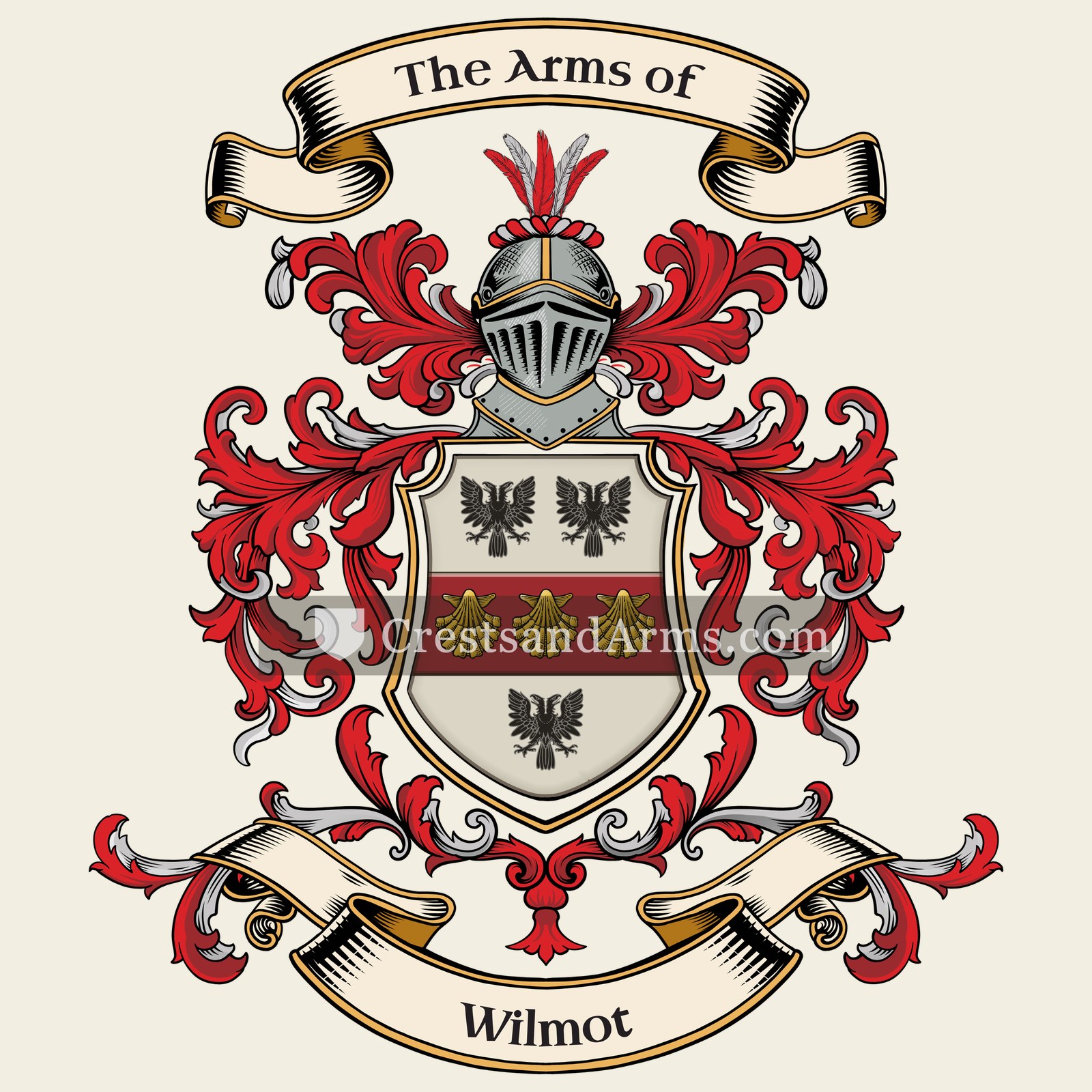 The Wilmot coat of arms