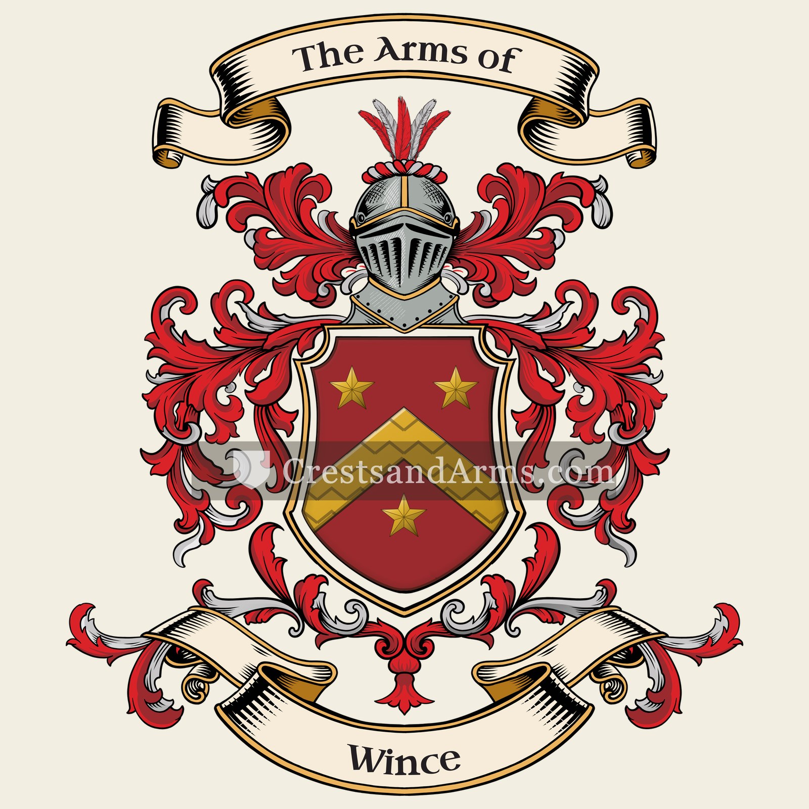 The Wince coat of arms