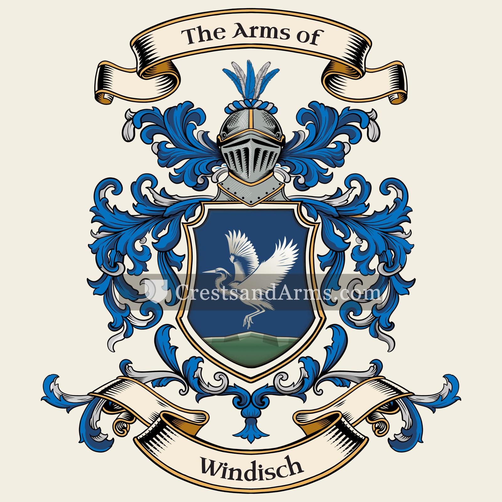 The Windisch coat of arms, drawn from the recorded blazon