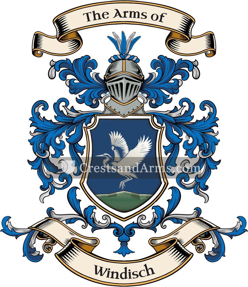 The Windisch coat of arms, drawn from the recorded blazon