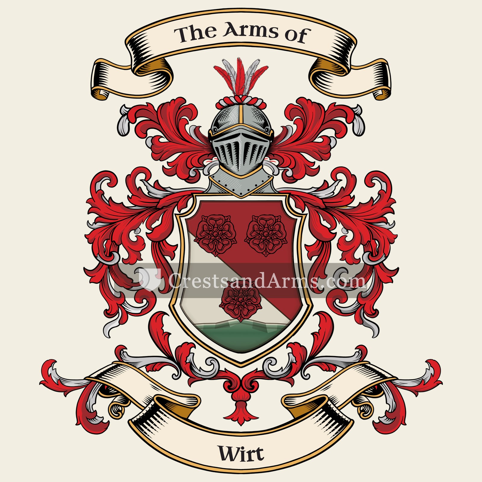 The Wirt coat of arms