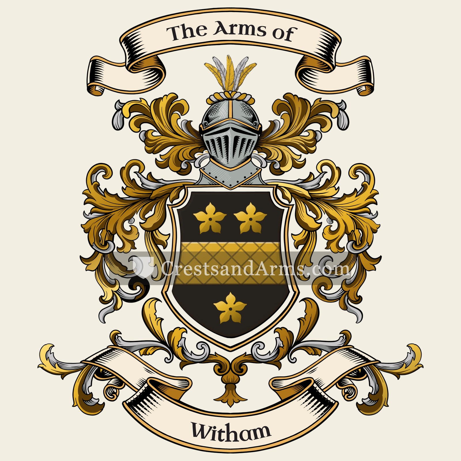 The Witham coat of arms