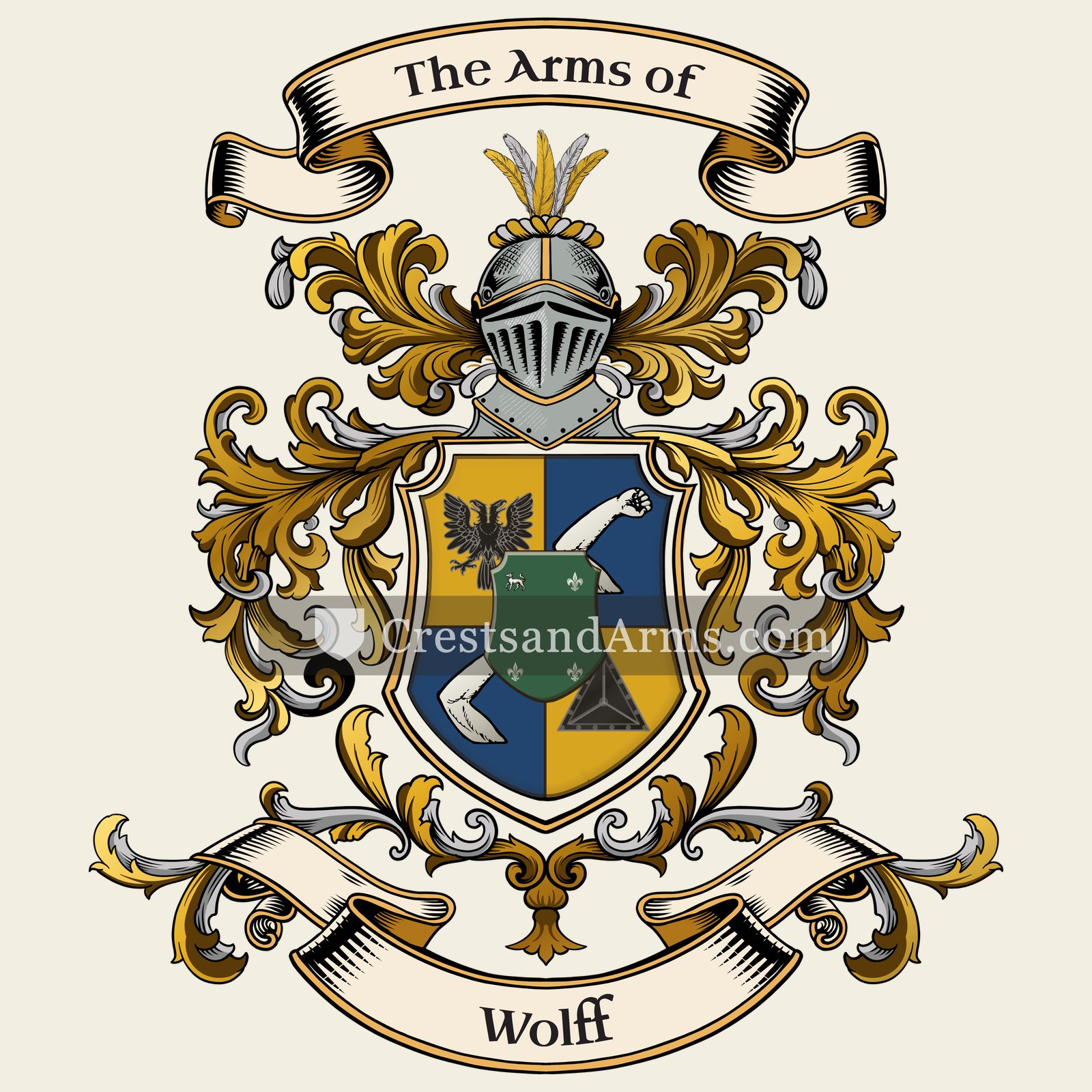The Wolff coat of arms