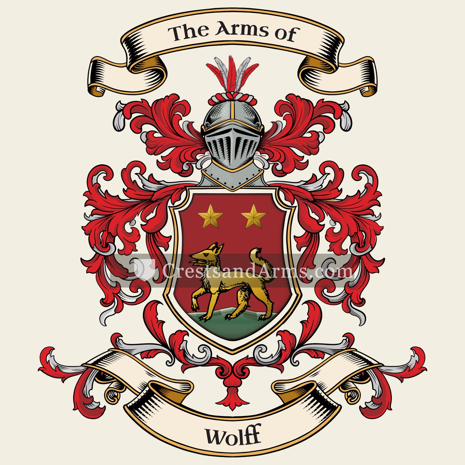The Wolff coat of arms