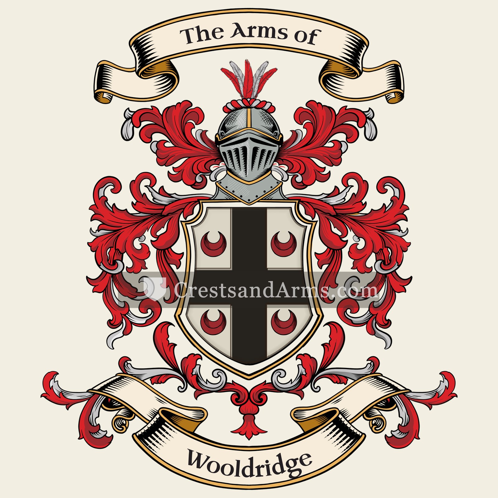 The Wooldridge coat of arms