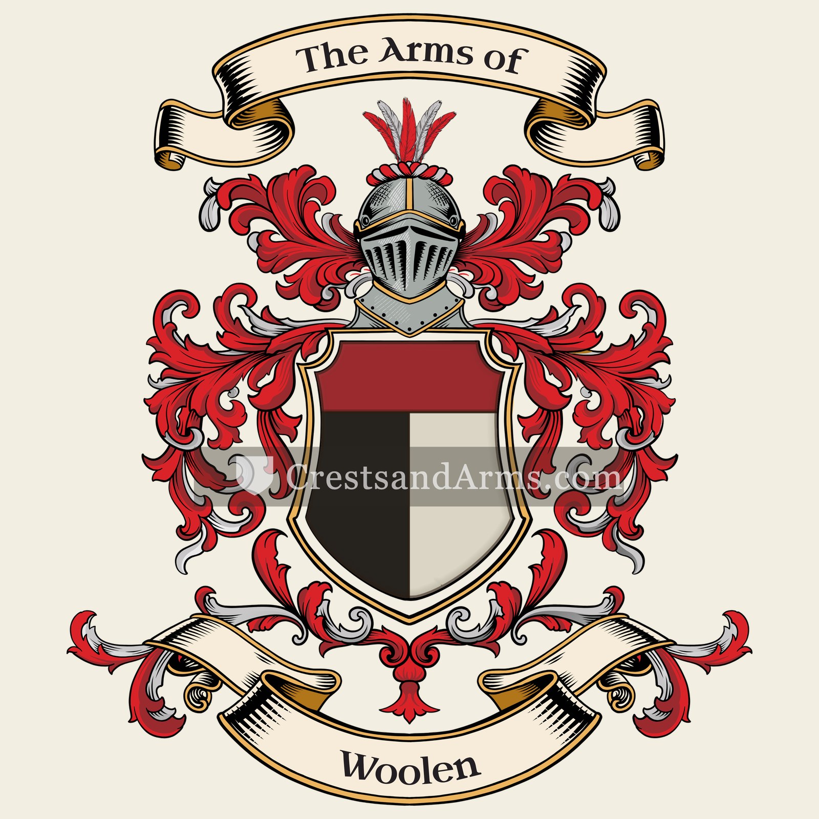 The Woolen coat of arms
