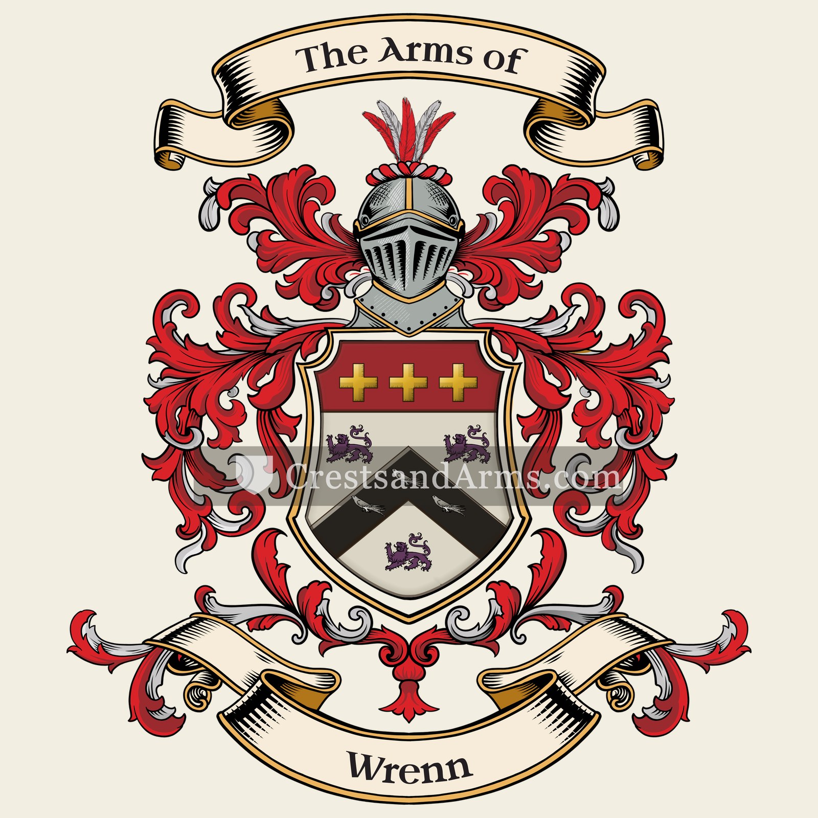 The Wrenn coat of arms