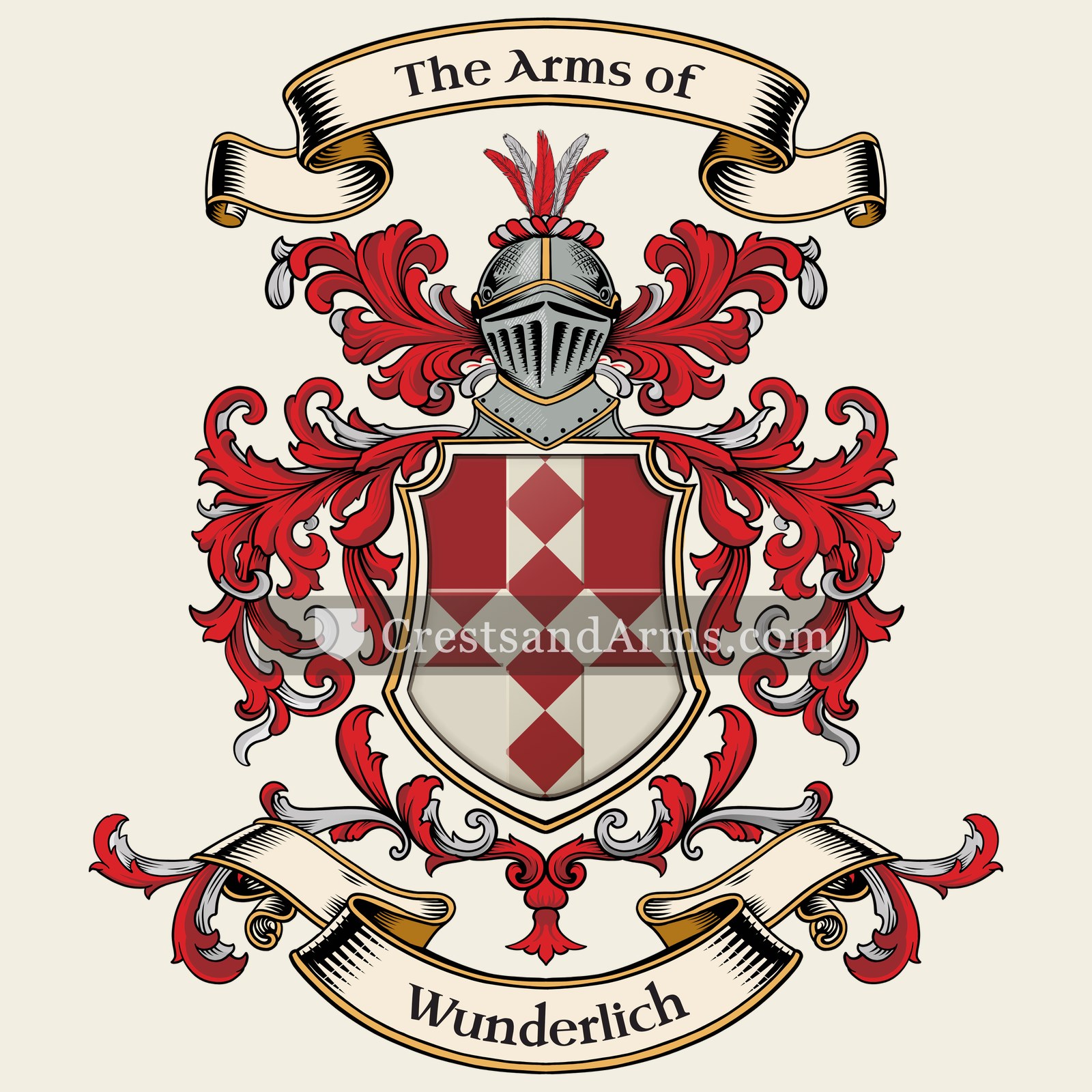 The Wunderlich coat of arms