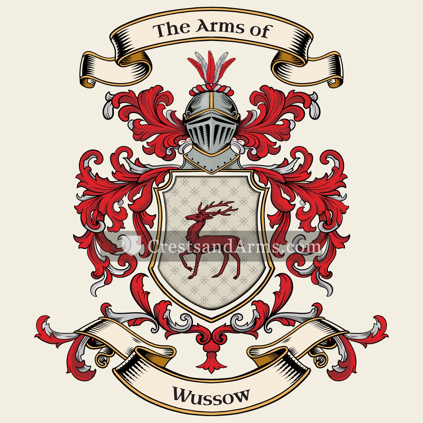 The Wussow coat of arms