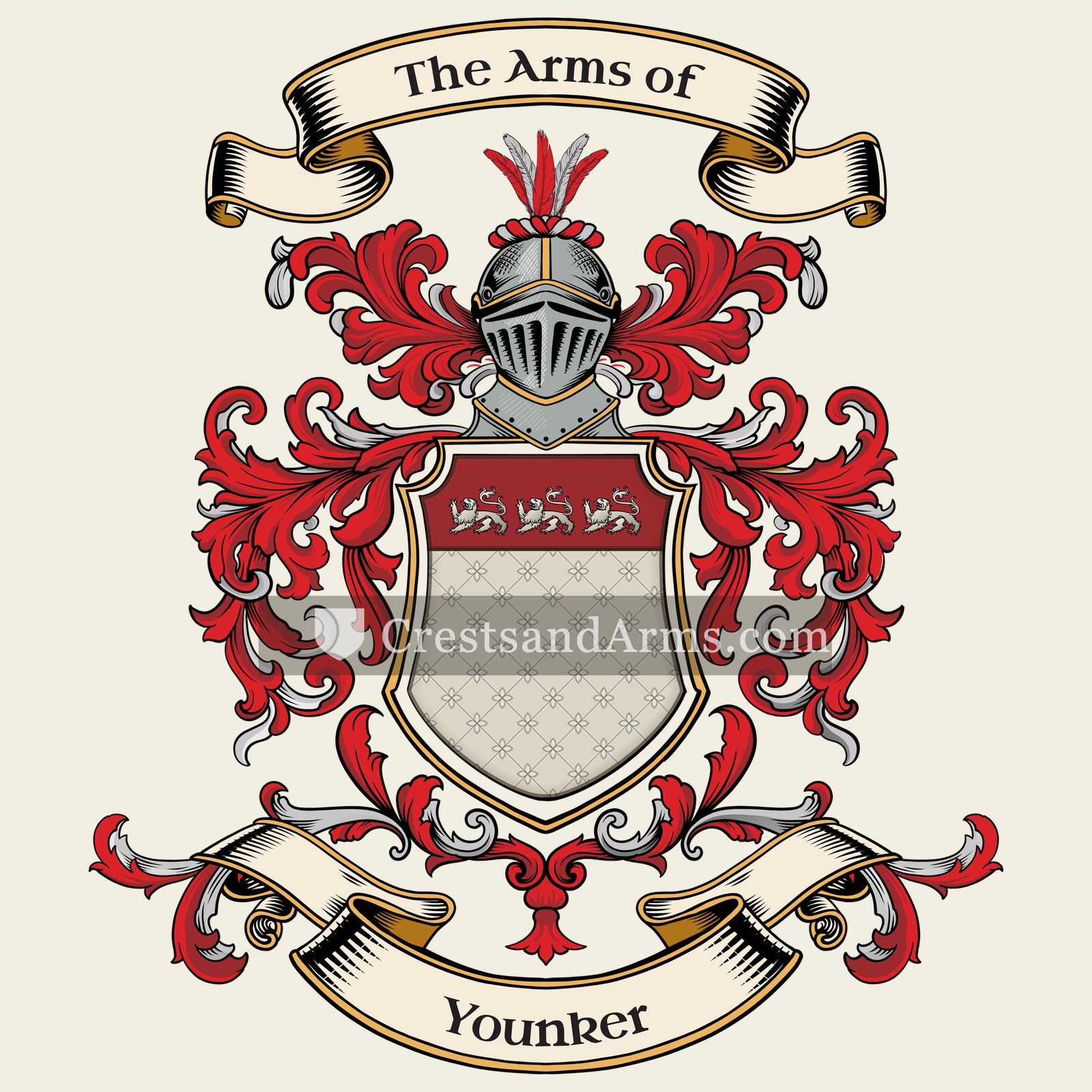 The Younker coat of arms