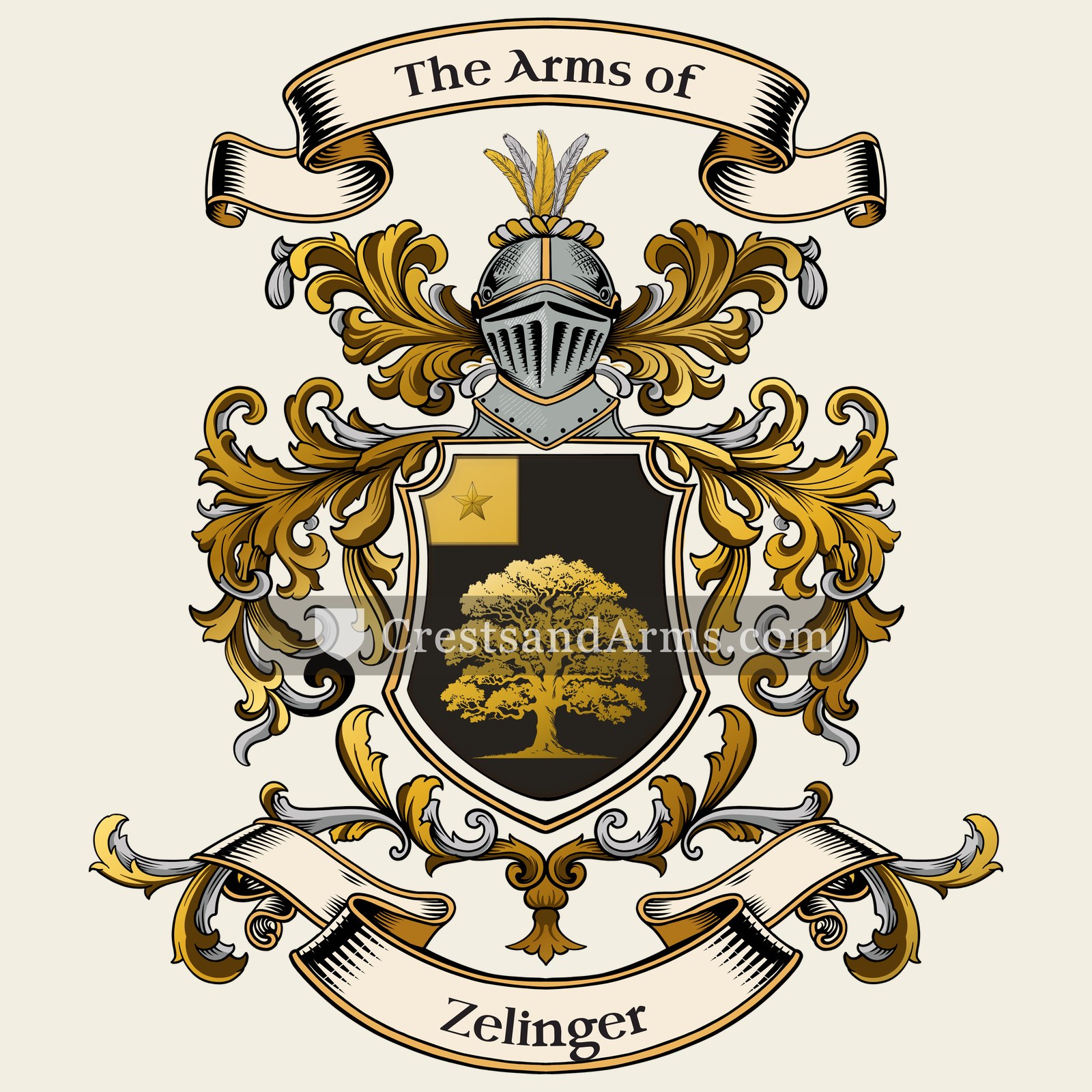 The Zelinger coat of arms