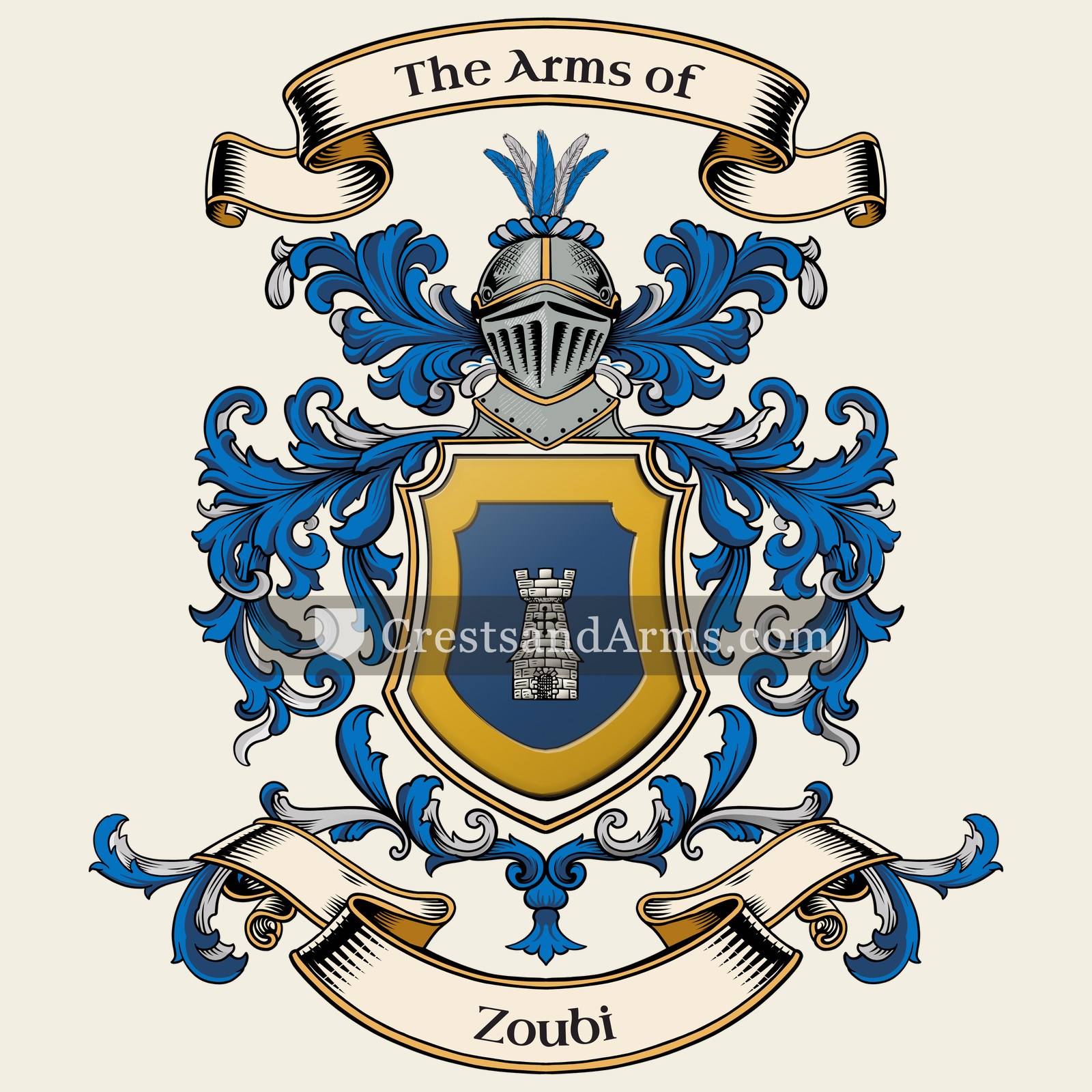 The Zoubi coat of arms